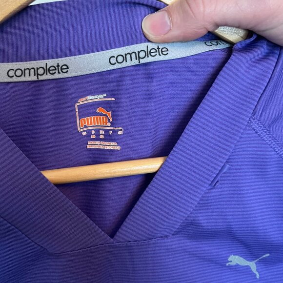 Puma. Long Sleeve Shirt. Bright Purple Color. Size Medium. Womens. - Picture 6 of 7